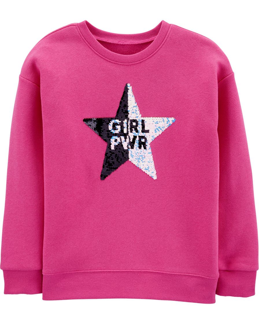 Fashion Flip Sequin Star Sweatshirt