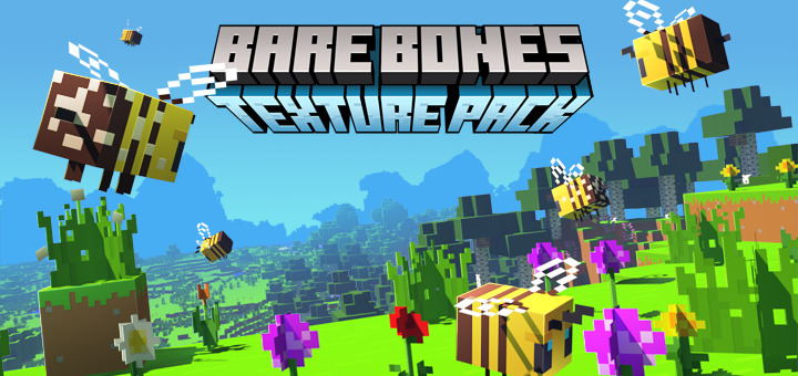 Fashion Bare Bones Texture Pack (Trailer Minecraft 1.15)