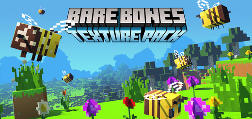 Bare Bones Texture Pack (Trailer Minecraft 1.15)
