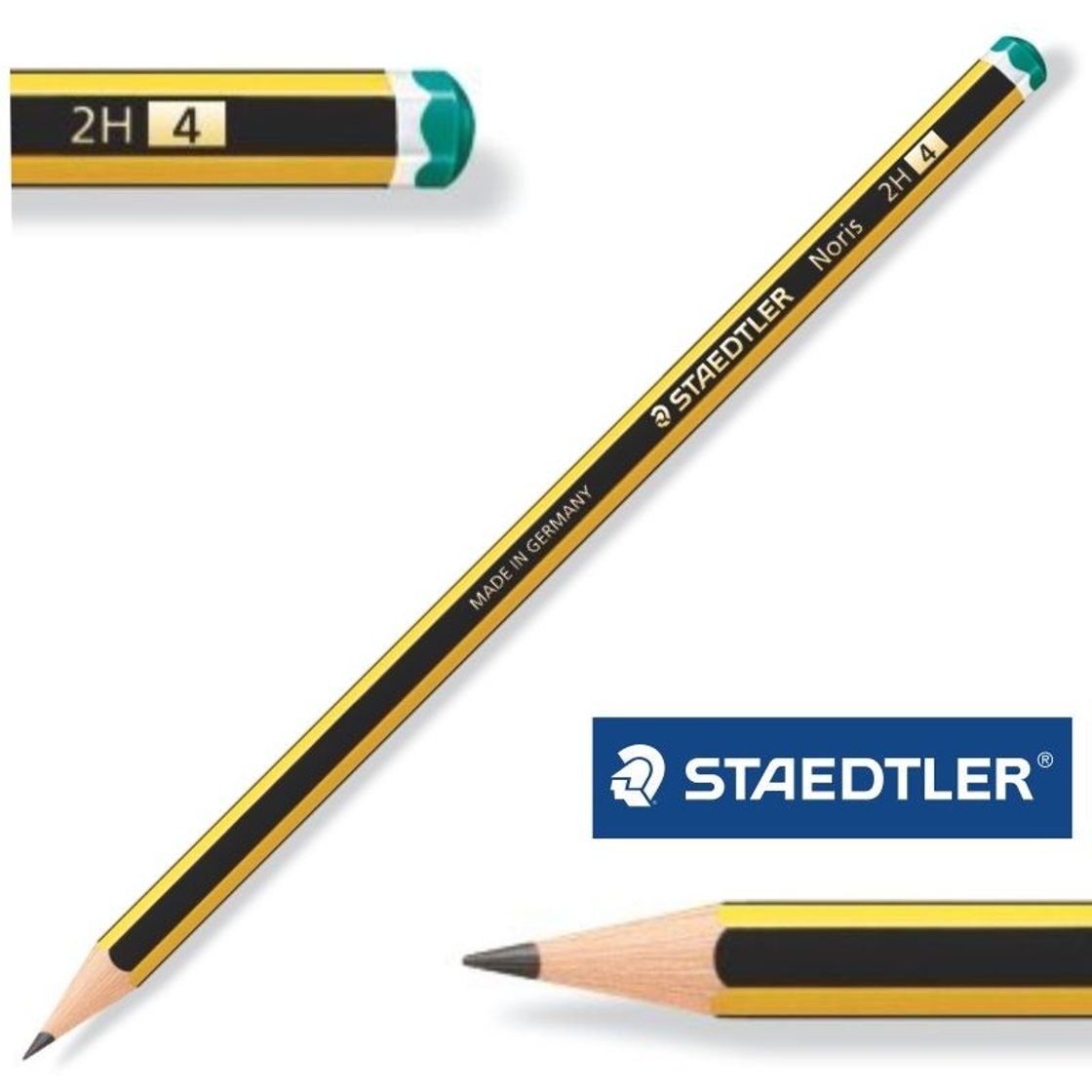 Fashion Lapices de grafito Staedtler Noris N.4 2H