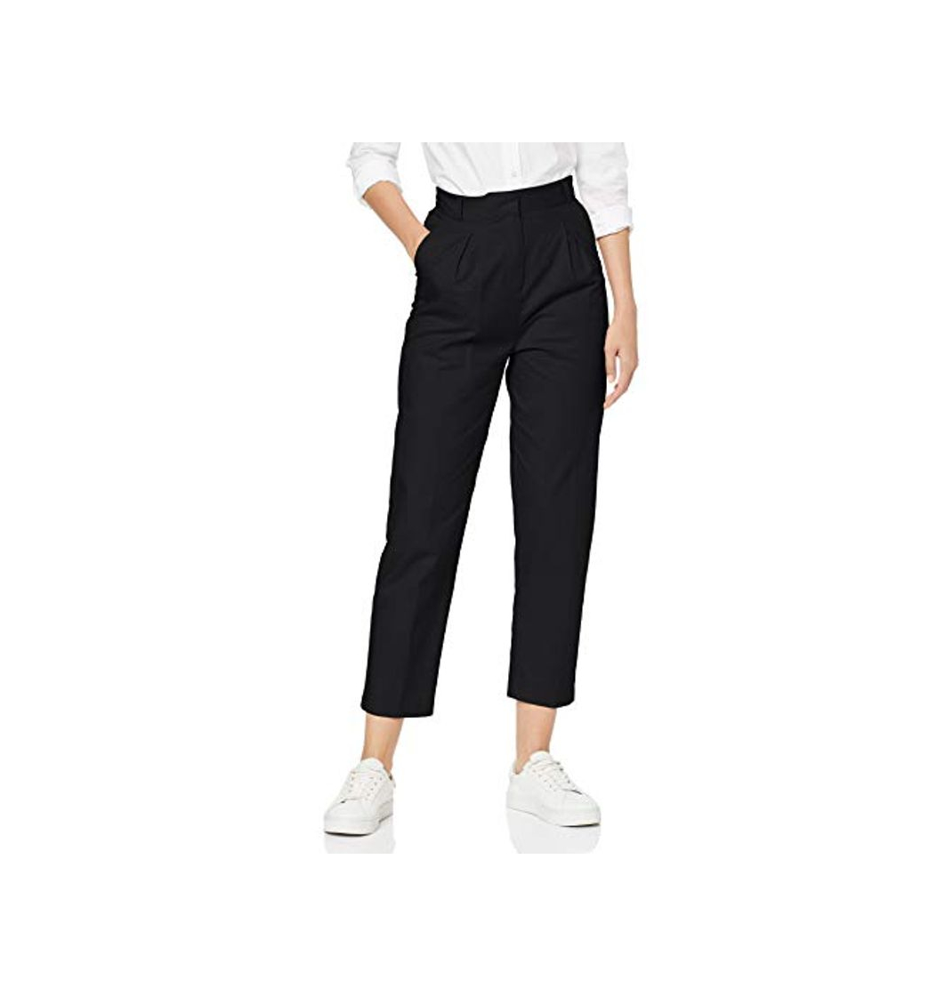 Product Marca Amazon - MERAKI Pantalón Chino Mujer, Negro