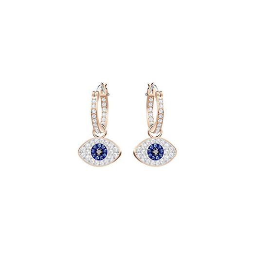 Swarovski Pendientes de aro Duo Evil Eye