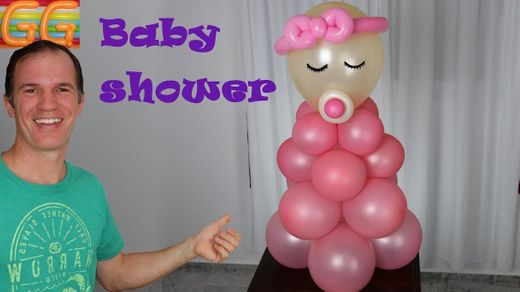 adornos para baby shower - gustavo gg - centro de mesa - YouTube