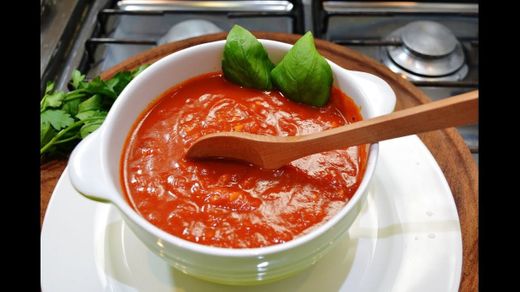Salsa de tomate para pastas RECETA Exquisita - YouTube