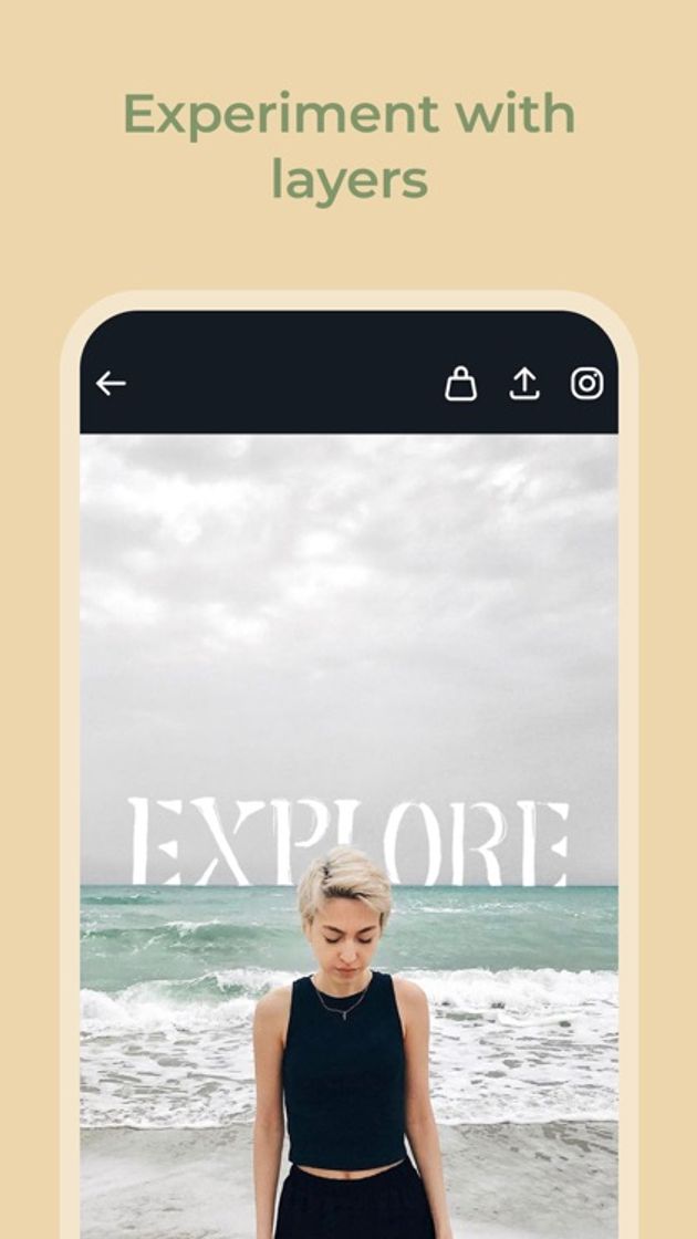 App AppForType: add text to photos