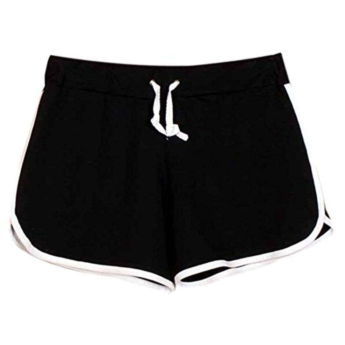 Social QIYUN.Z Mujeres del Lazo De La Cintura De Algodon Pantalones Cortos De