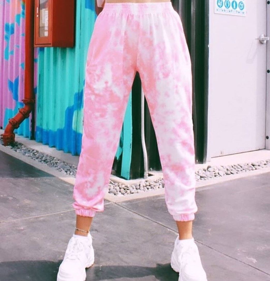 Social Jogger oversize tie dye