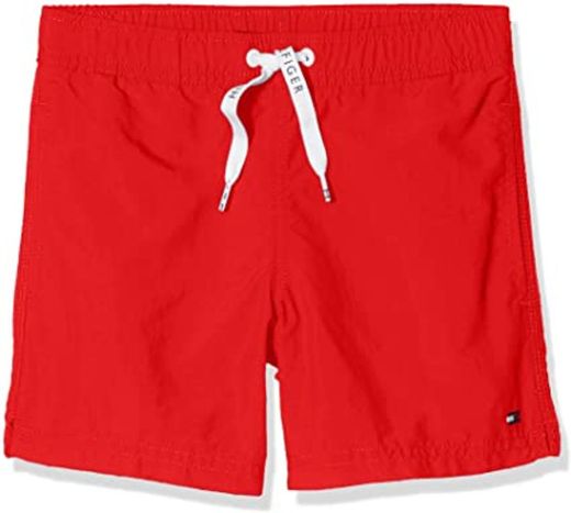 Tommy Hilfiger Medium Drawstring Bañador para Hombre, Rojo