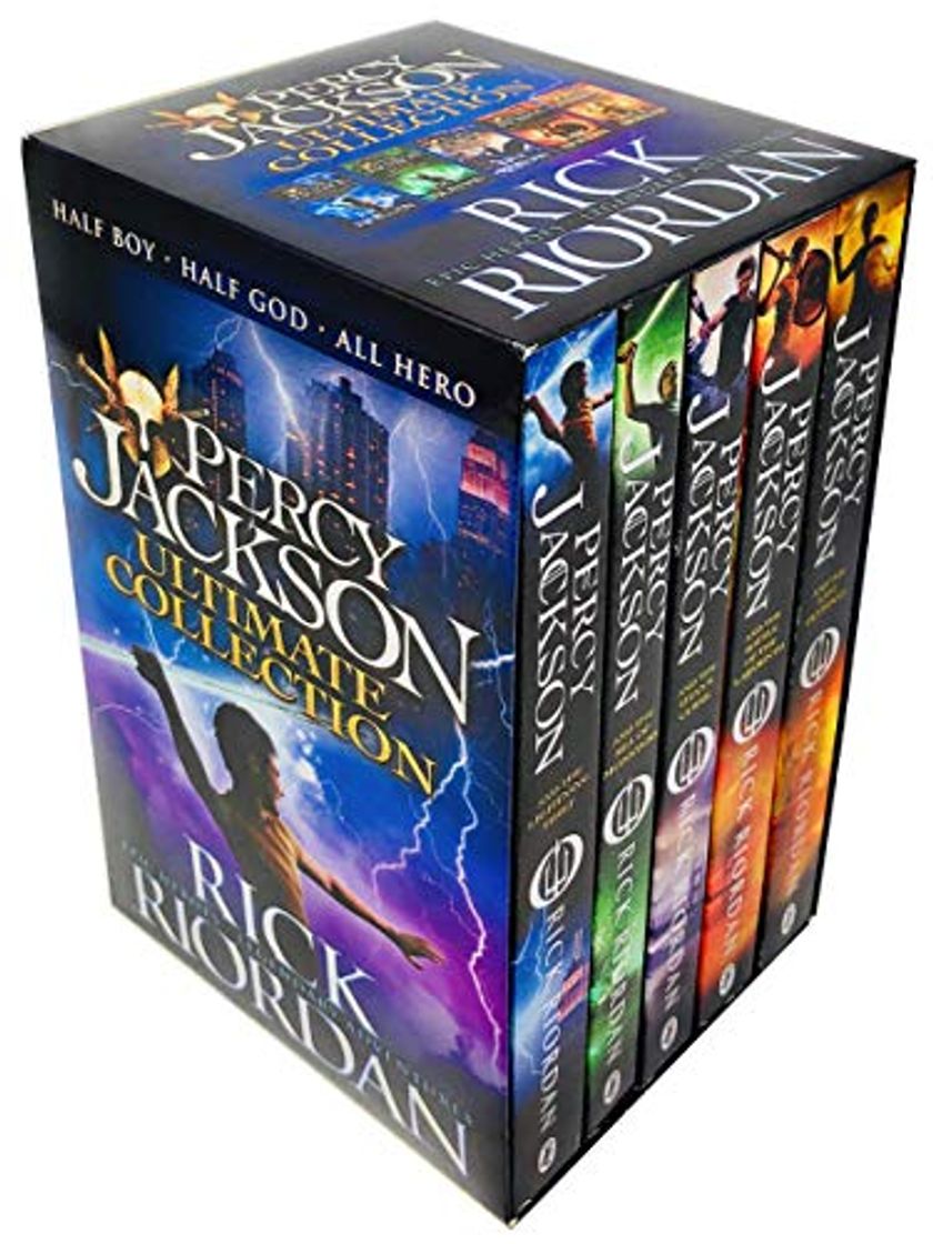 Book Percy Jackson Rick Riordan 5 Books Collection Pack Set(Percy Jackson and the