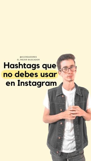 Hashtags prohibidos en Instagram 