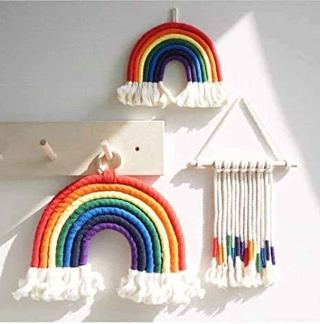 Moda Rainbow Wall Decor, Macrame Rainbow Wall ... - Amazon.com