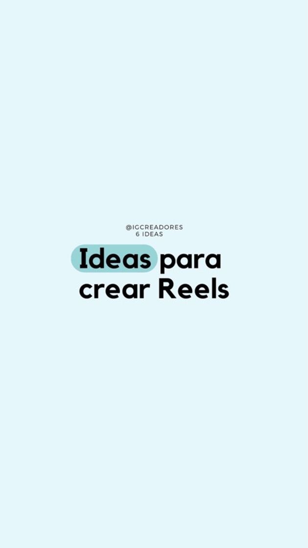 Moda Ideas para crear Reels 