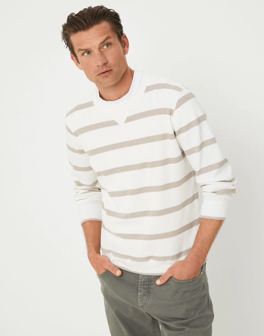 Moda French terry sweatshirt for Man