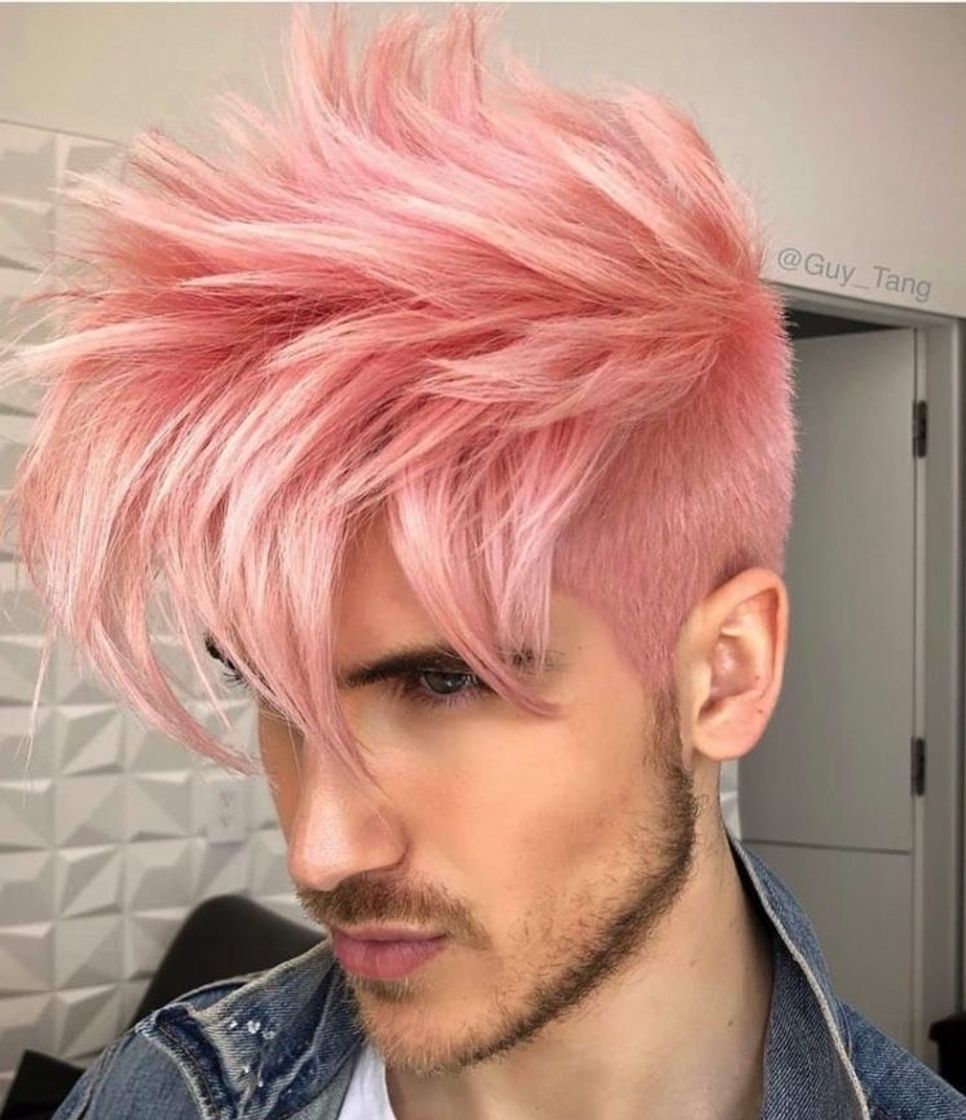 Social Pink Hair style 