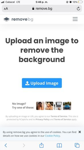 Upload Image – remove.bg 
