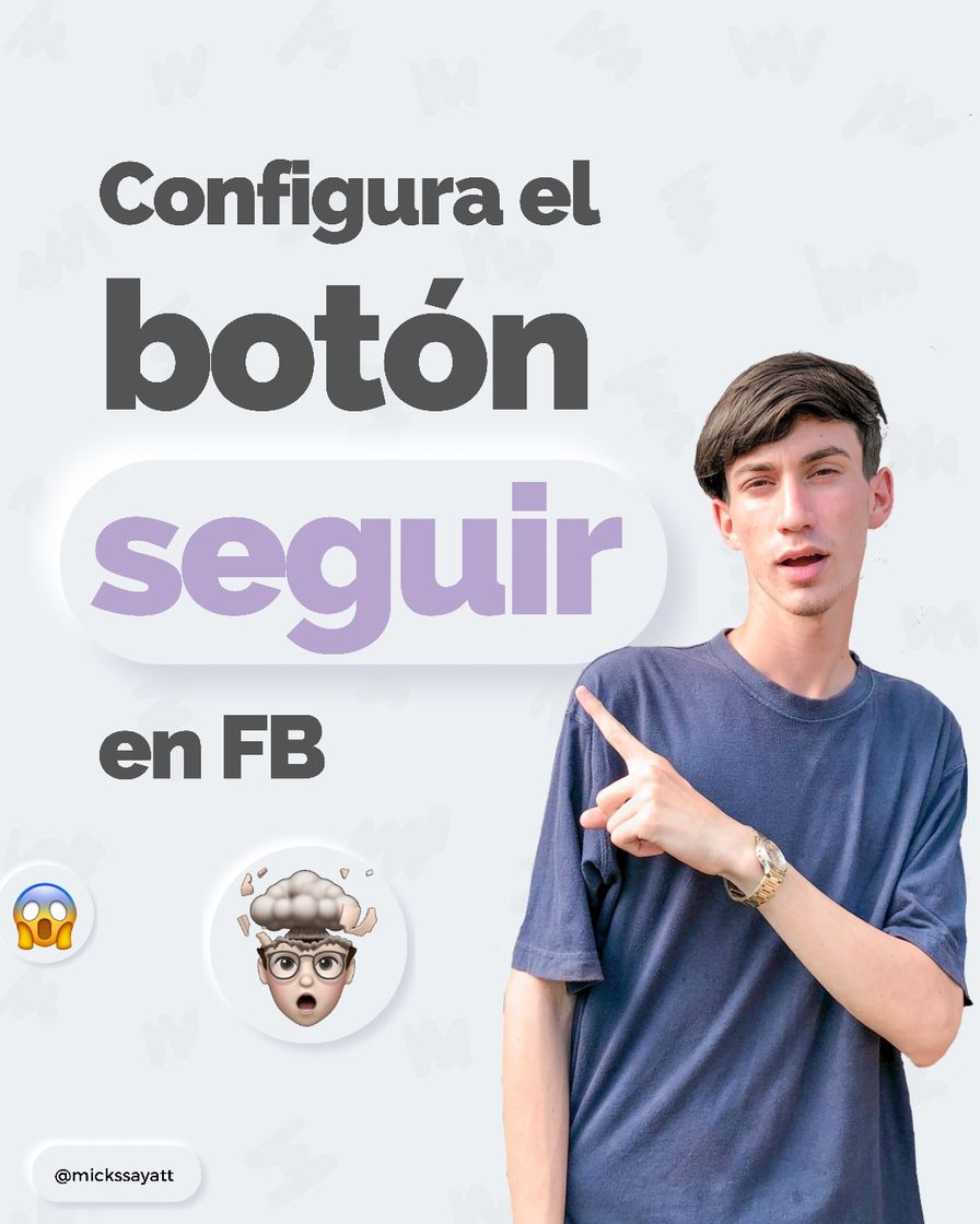 Moda Botón de follow en cuentas de FB