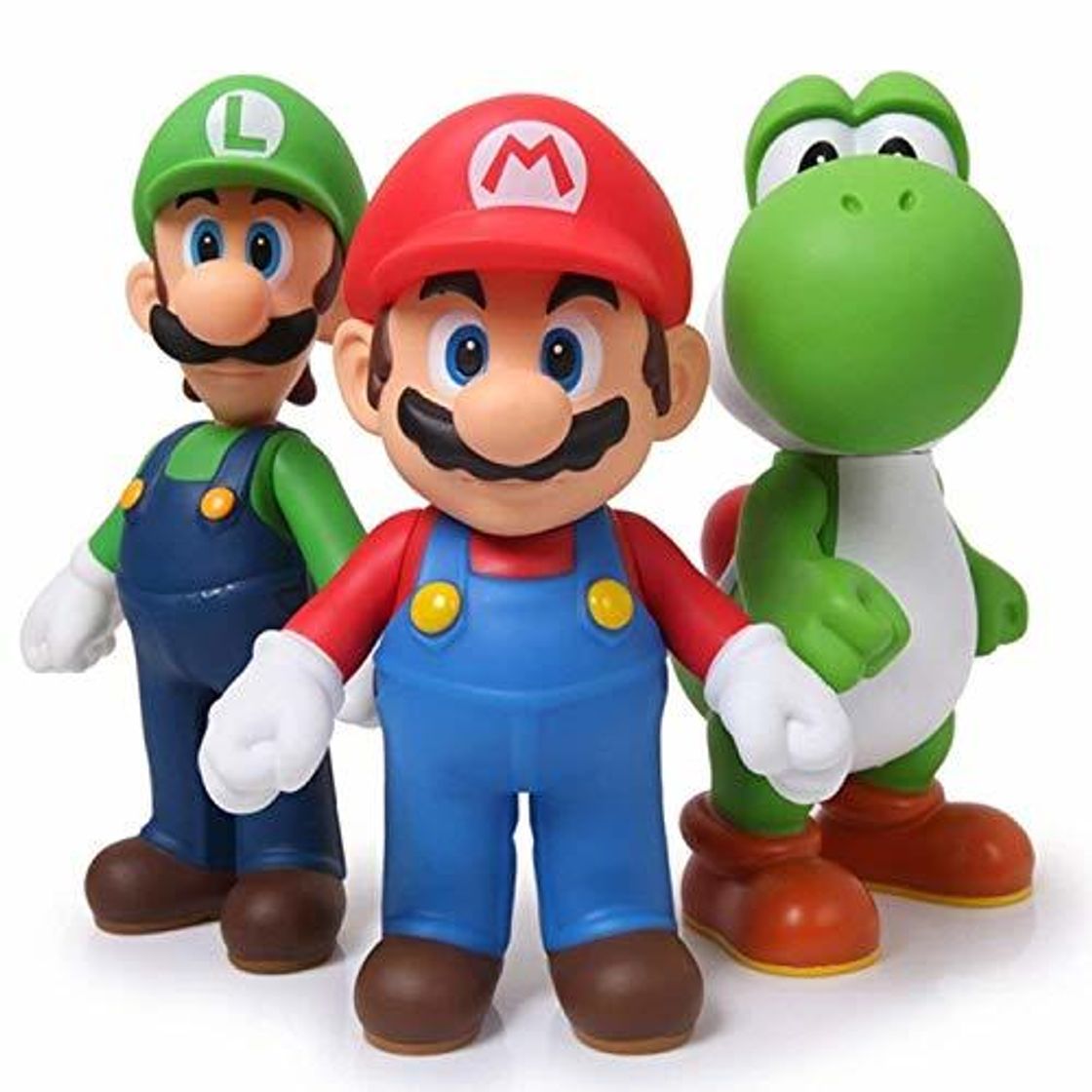 Places 3pcs/set Super Mario Bros Luigi Mario Yoshi PVC Action Figures toy 13cm