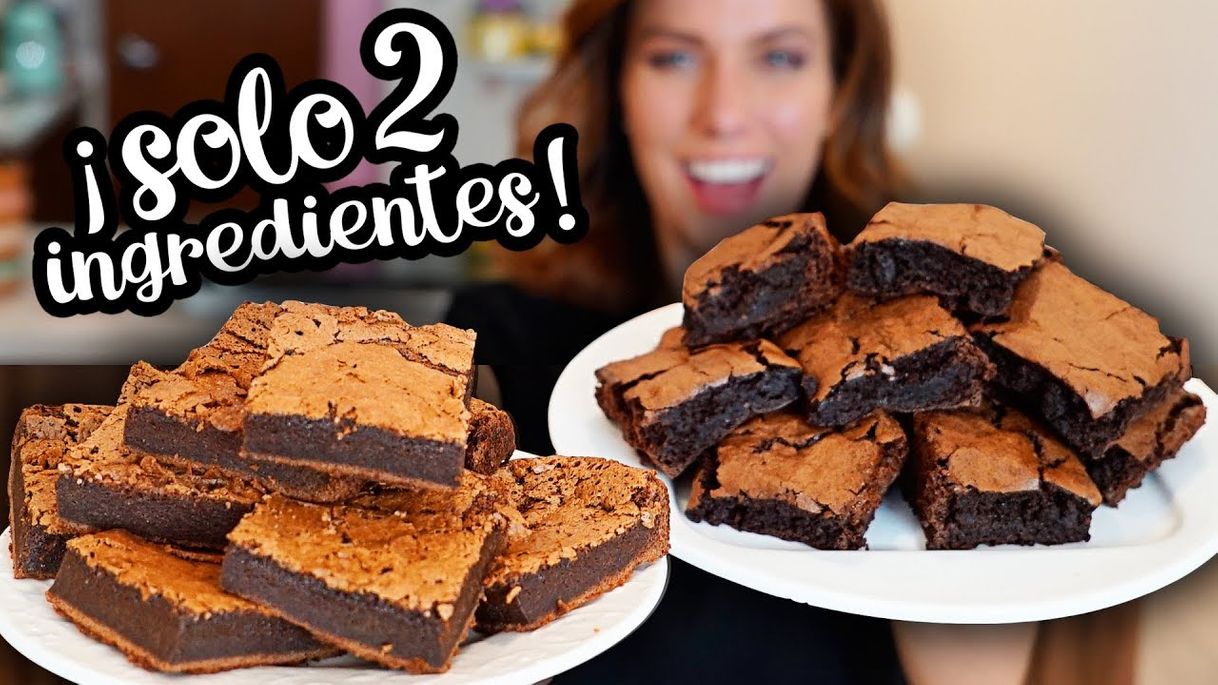 Fashion ¡BROWNIES con DOS INGREDIENTES! - YouTube