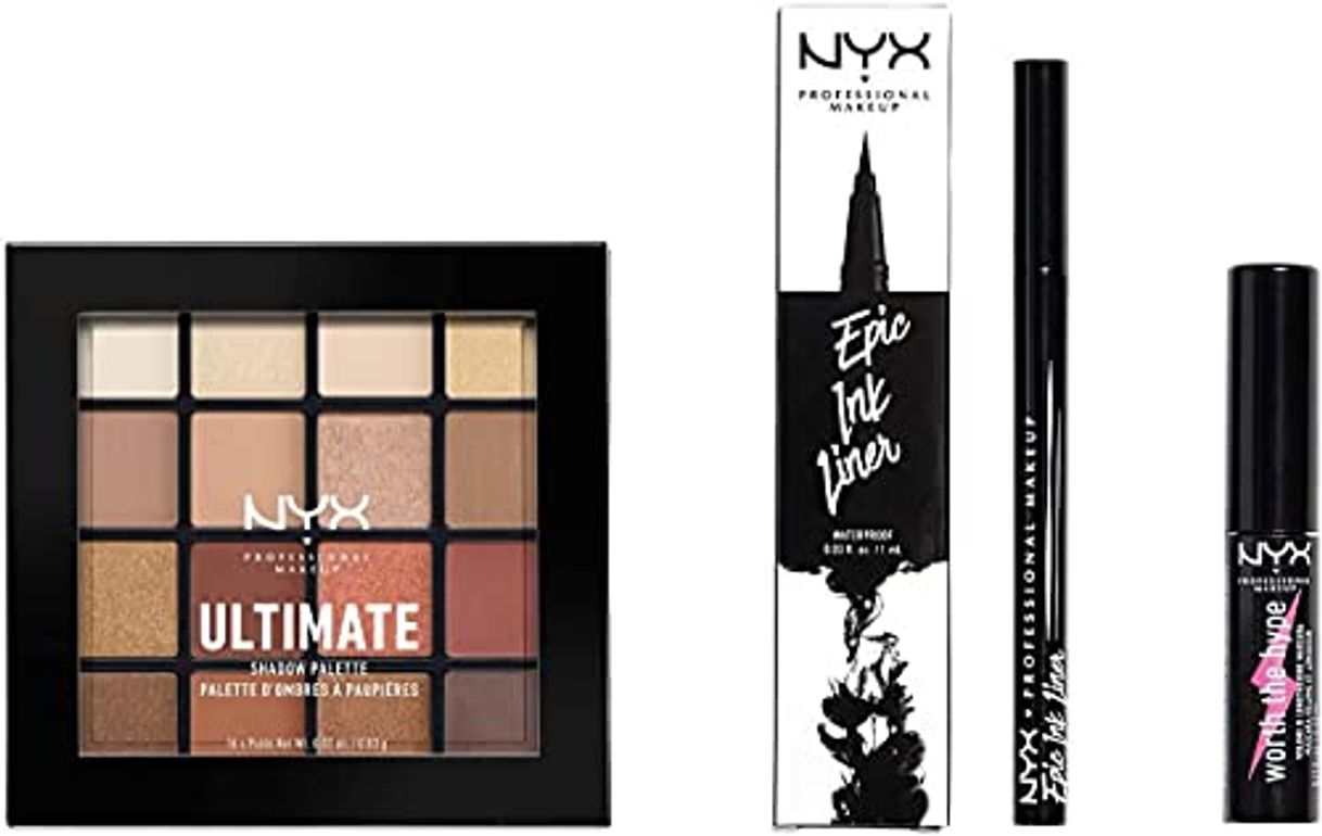 Social NYX Professional Makeup Kit de Maquillaje de Ojos - Incluye Mini Máscara