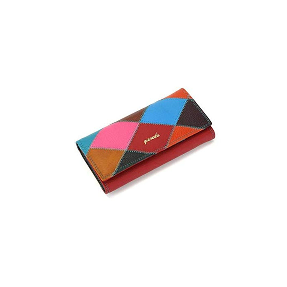 Social Qinxiaoyou - Cartera de Piel auténtica para Mujer