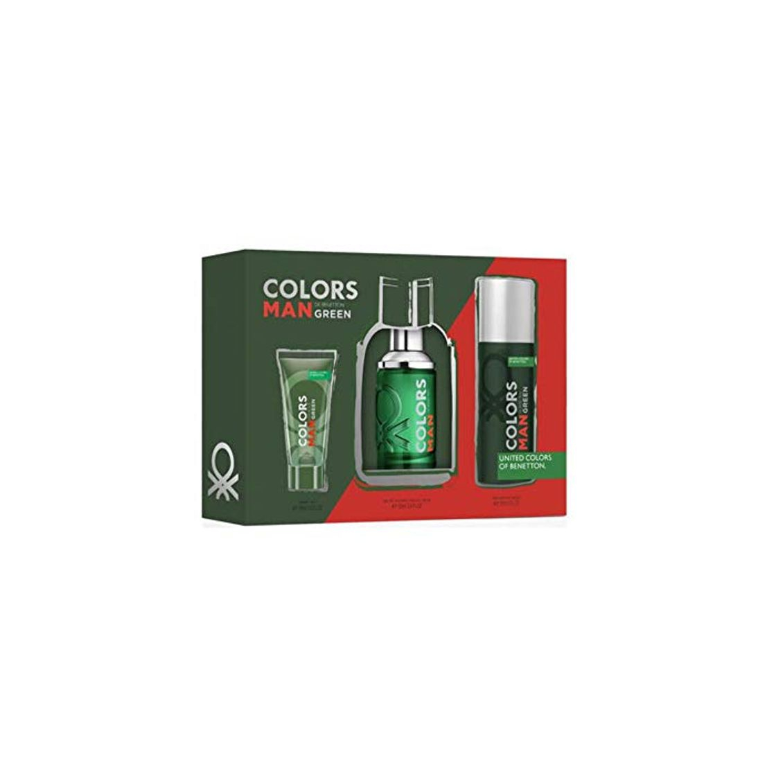 Producto Benetton Col Benetton Colors Man Green Est 3 Pz 200 g