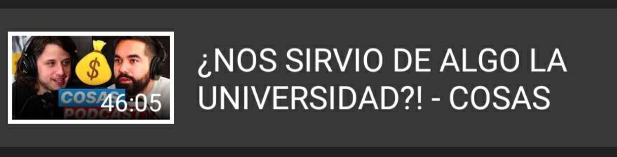 Moda Nos sirvió de algo la universidad? 