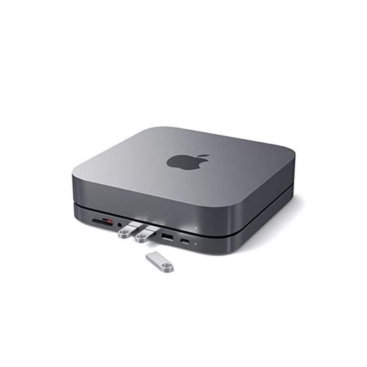 SATECHI Soporte & Hub Tipo-C de Aluminio – Compatible con Mac Mini