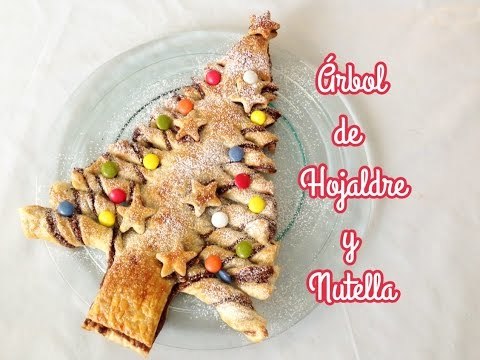 Social Árbol de Navidad con hojaldre y Nutella - YouTube