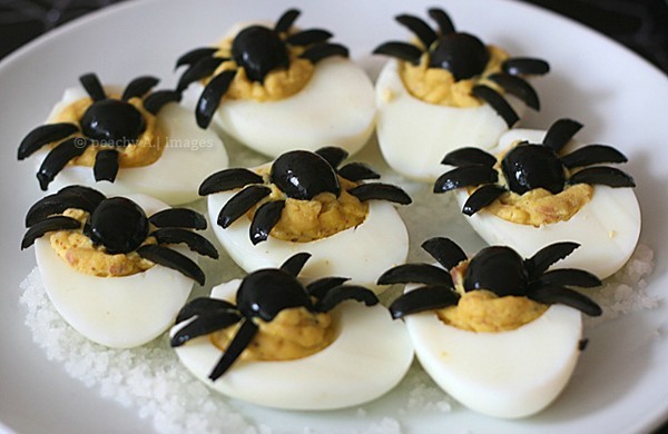 Social Arañas de Huevo. Recetas de Halloween - Recetas de Cocina ...