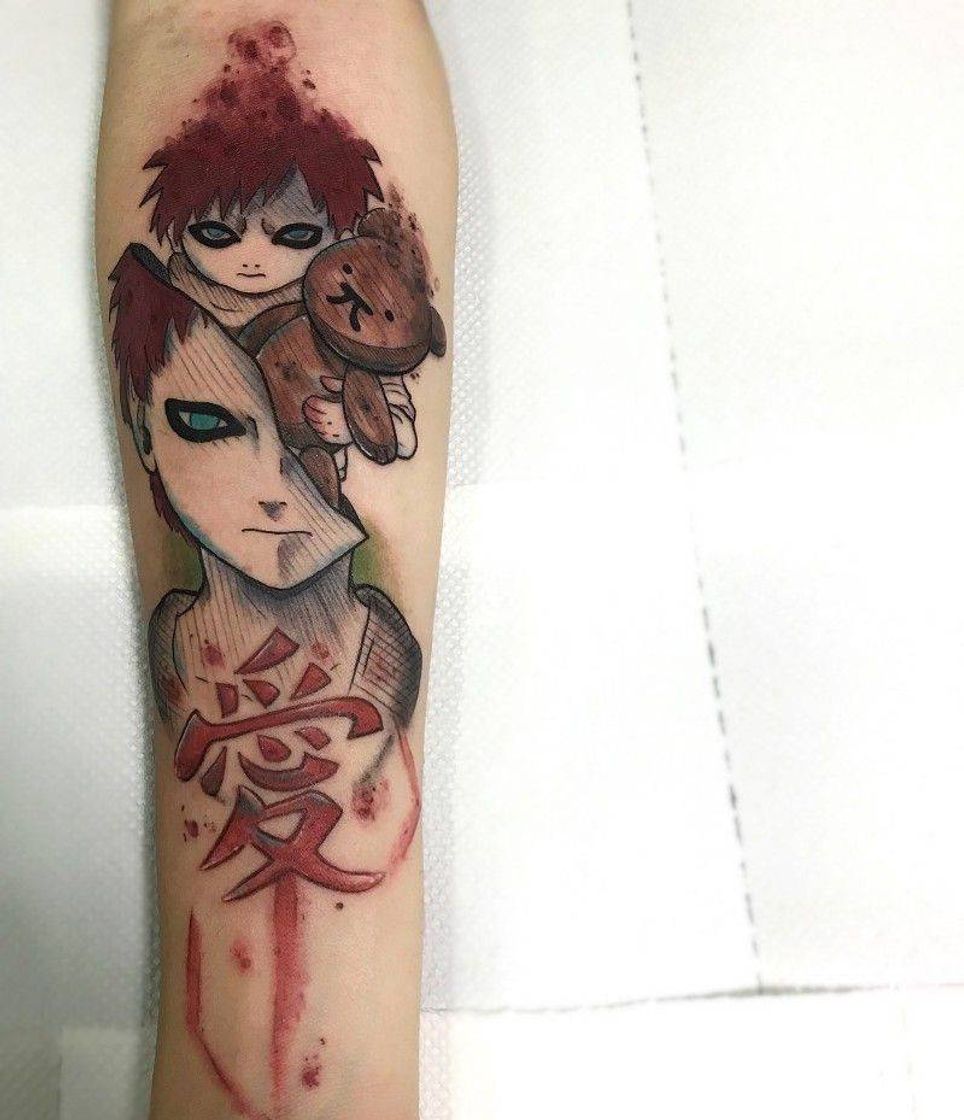 Social Tatuagem inspiração gaara 