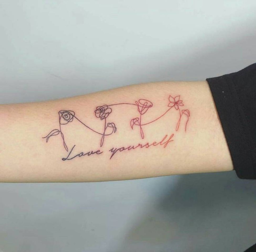 Social Tatuagem inspiração Bts 