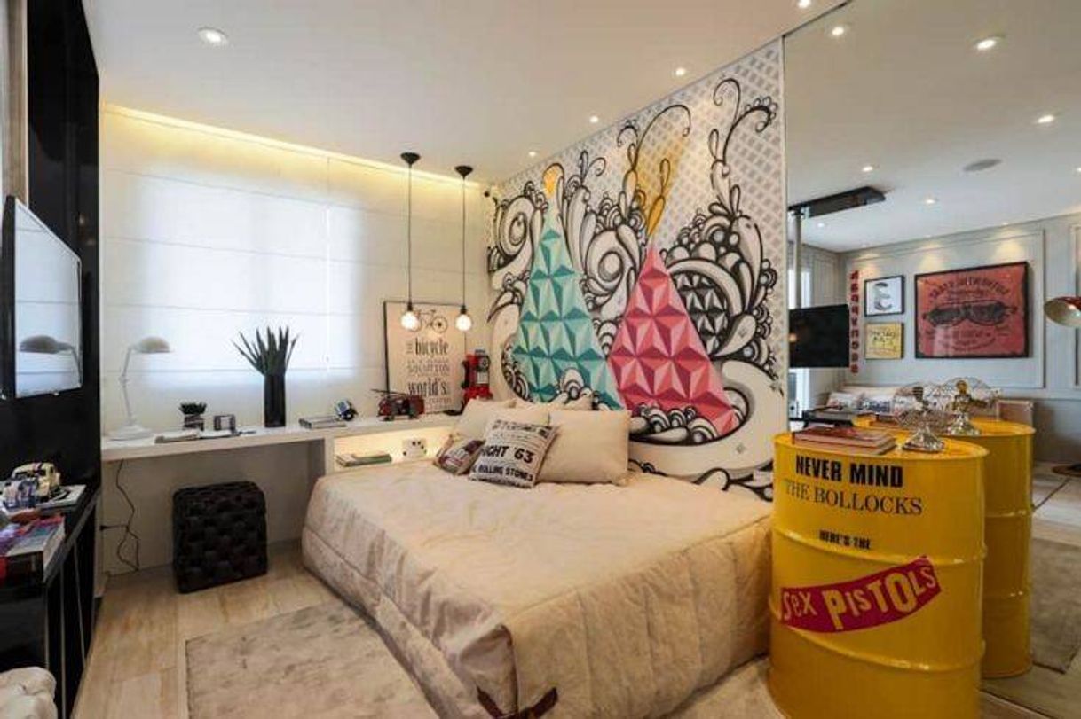 Inspirações diferentes para quartos 