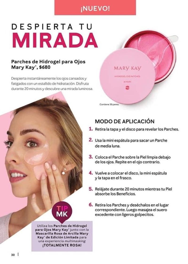 Moda Parches de Hidrogel para Ojos de Mary Kay 