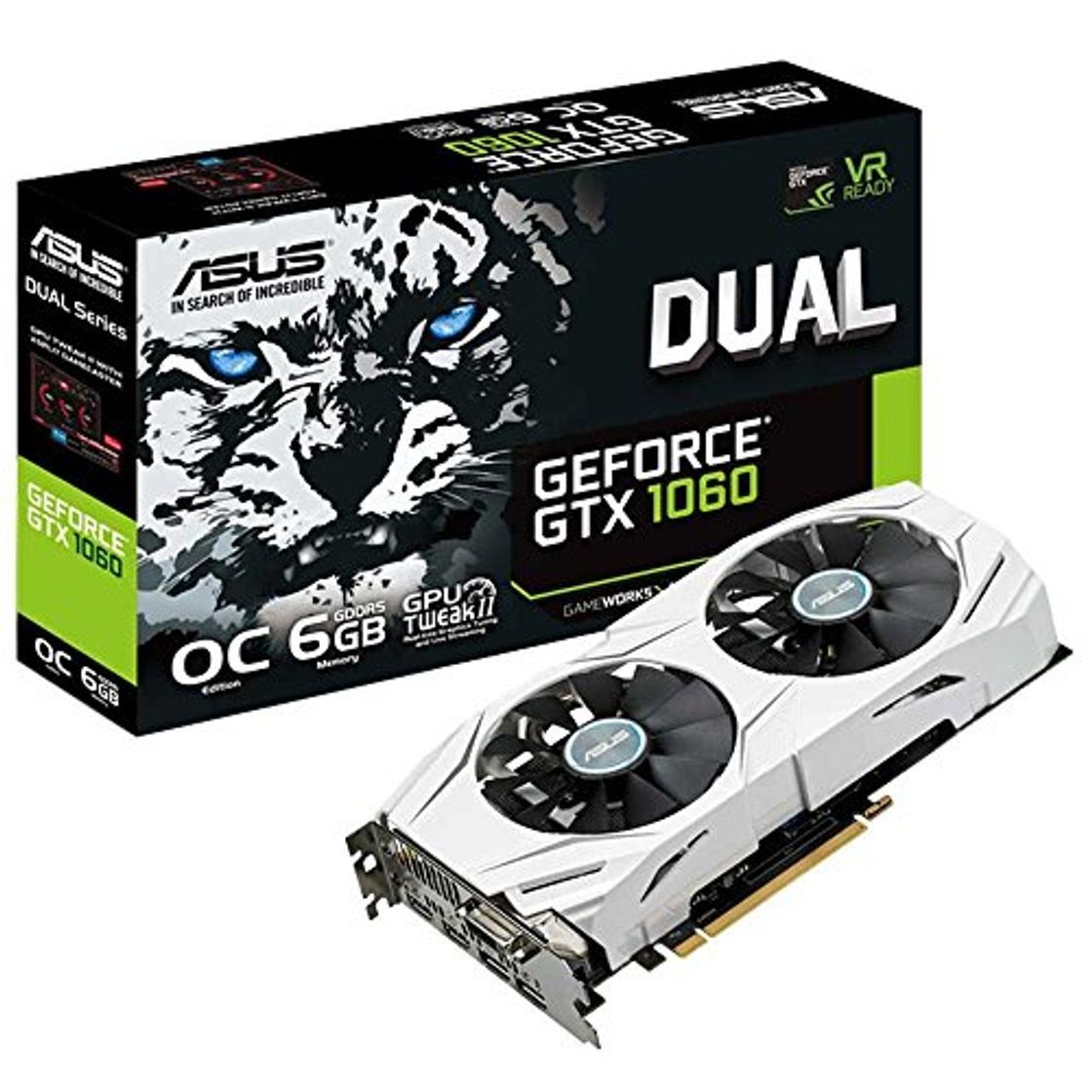 Electrónica ASUS DUAL-GTX1060-O6G - Tarjeta gráfica