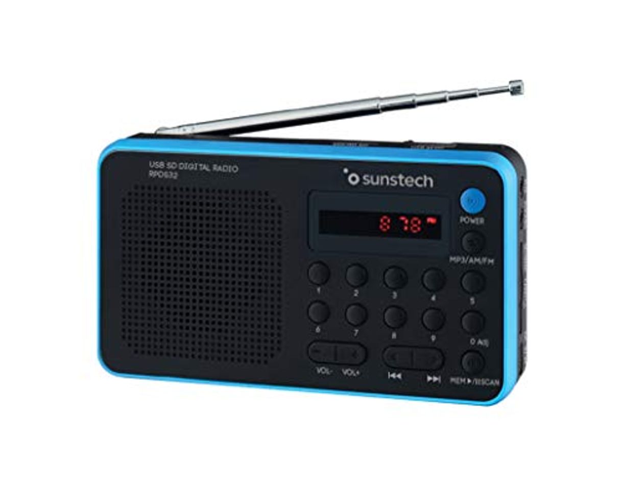 Product Sunstech RPDS32BL - Radio portátil digital