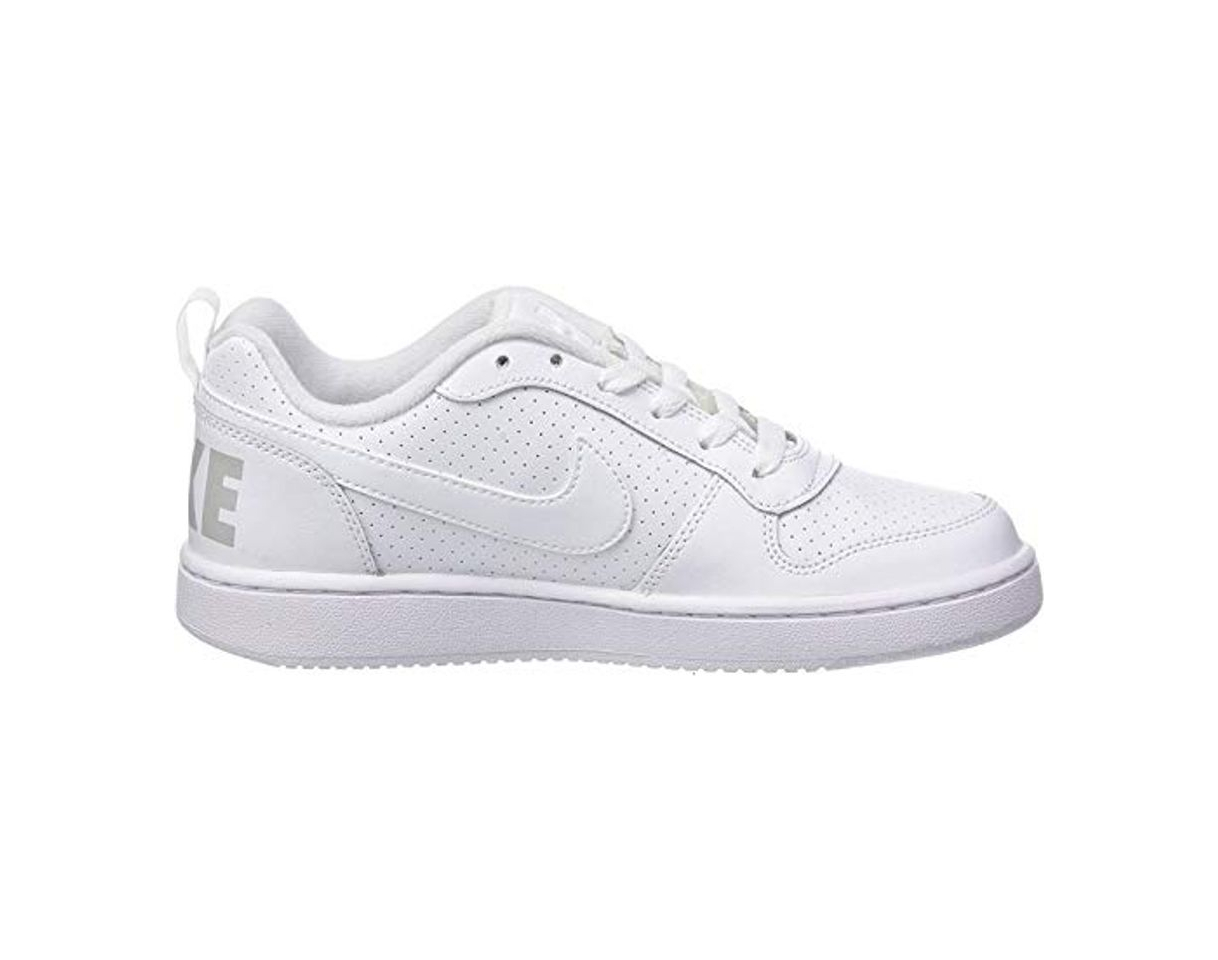 Moda Nike Court Borough Low 2, Zapatillas de Baloncesto para Niños, Blanco