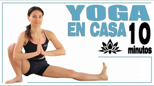 Yoga en casa 10 min para principiantes - YouTube