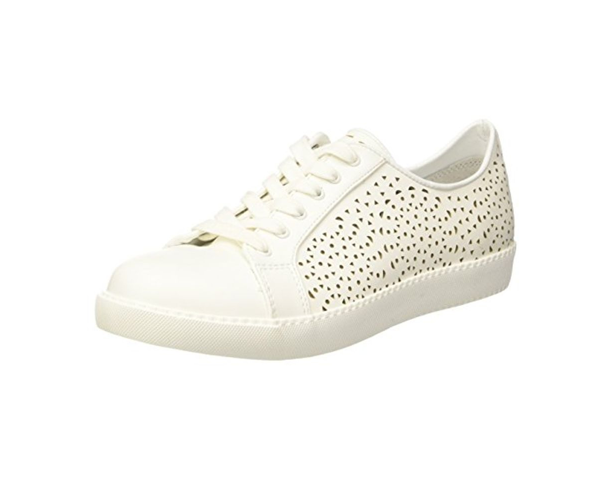 Fashion North Star 5411204, Zapatillas Altas para Mujer, Blanco