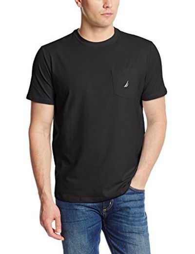 Nautica V41050 Camiseta, Negro