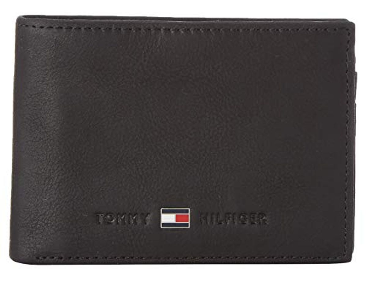 Product Tommy Hilfiger Johnson Mini CC Flap Coin Pocket, Cartera Unisex-Adult, Negro