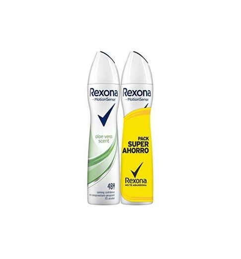 Rexona - Desodorante Antitranspirante Pack Ahorro Aloe Vera - 2 X 200