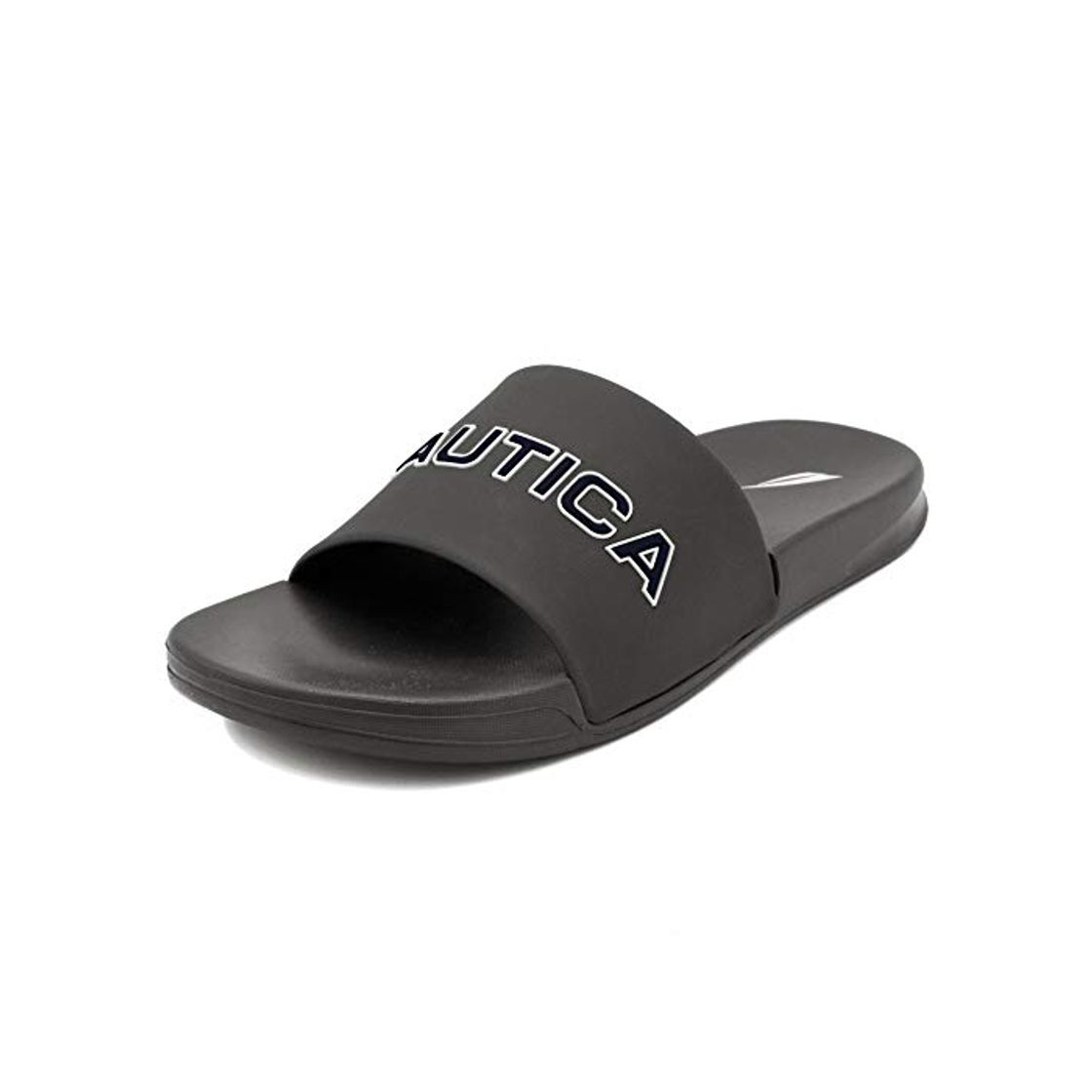 Moda Nautica Athletic Slide Comfort Sandalias para hombre, Gris