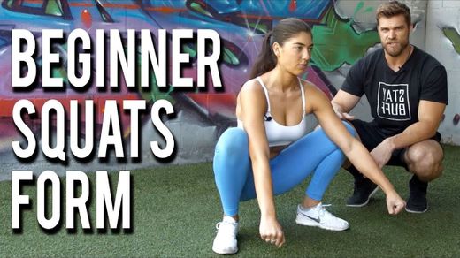 SQUATS FOR BEGINNERS-- EASY 6 MINUTES DIFFERENCE EXCERCISES