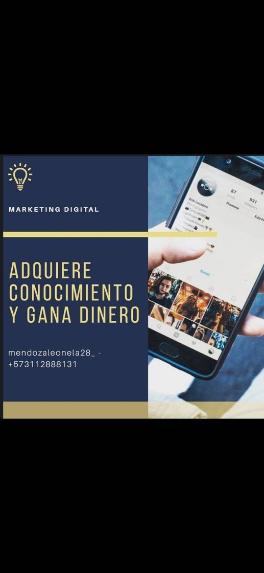 Marketing Digital Genera Ingresos y Adquiere conocimiento