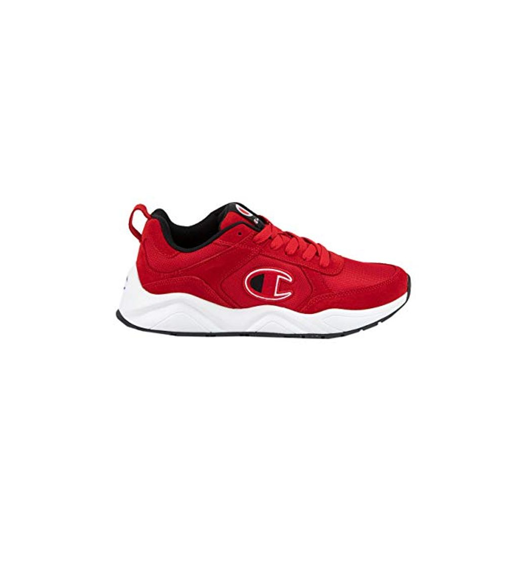 Moda Champion 93Eighteen tenis con cordones para hombre, Rojo