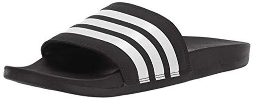 adidas Men's Adilette Comfort Slide Sandal White