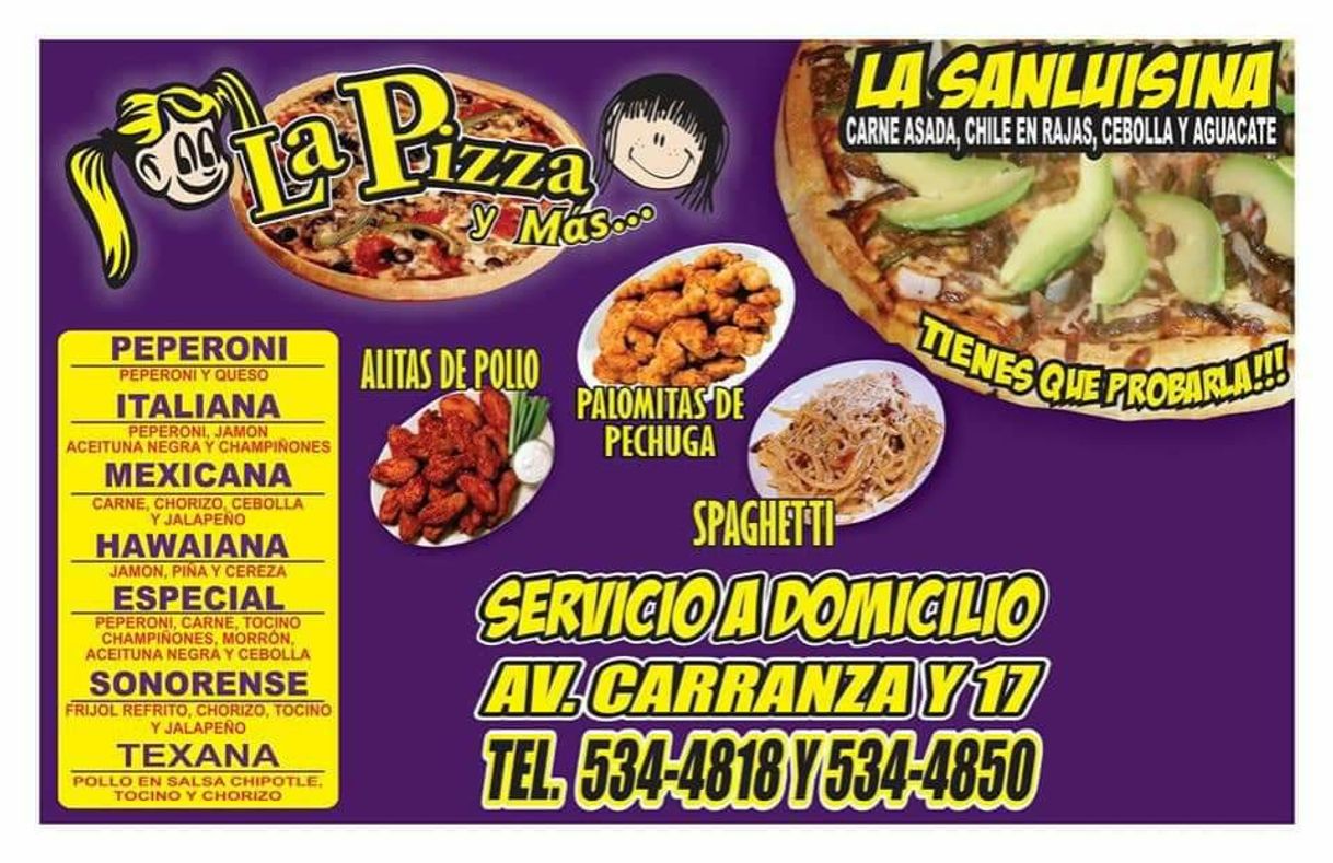 Restaurantes La Pizza y Mas