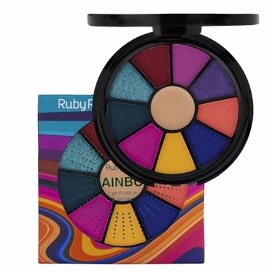 Moda ✨Paleta RAINBOW 9 cores | Ruby Rose