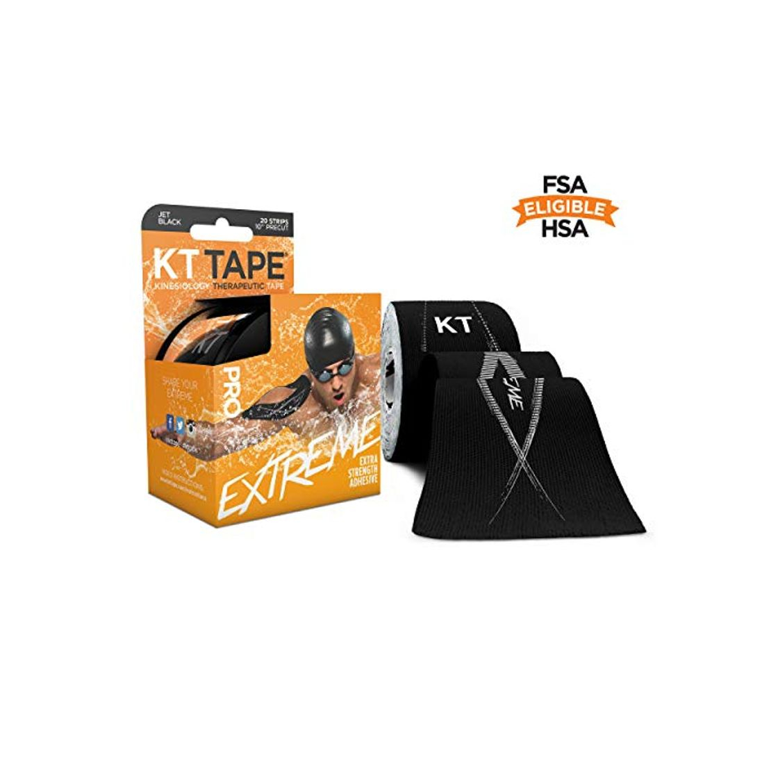 Producto KT TAPE Pro 20 - Cinta de kinesiología precortada