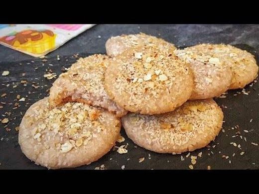 galletitas de avena y yogurt